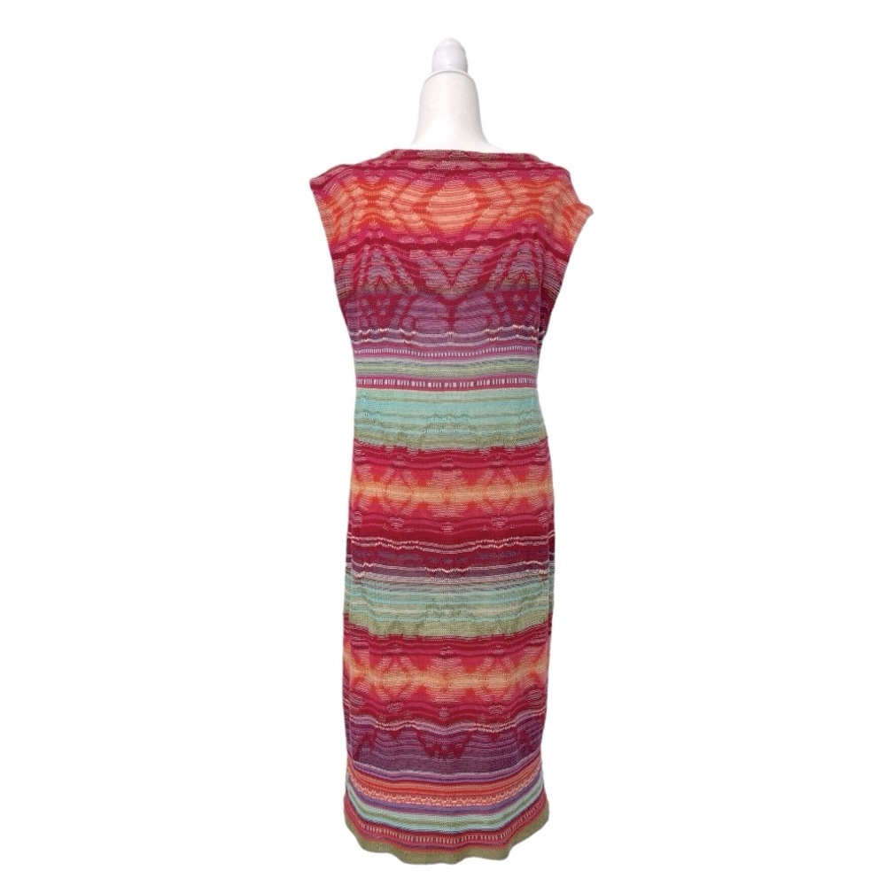 Ralph Lauren Rainbow Crochet Cotton Linen Pointelle Dress - Picture 3 of 10